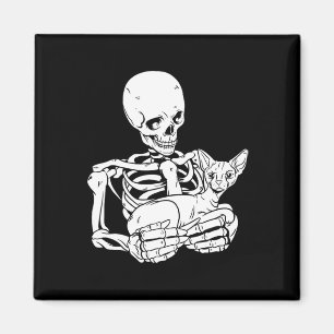 Íman Segurando Gato De Dia de as Bruxas engraçado De Ga