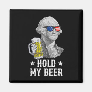 Íman Segure minha cerveja George Washington Patriot Eng