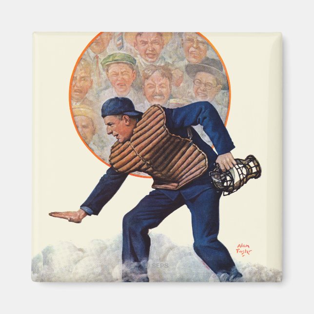 Íman Seguro no Prato (Frente)