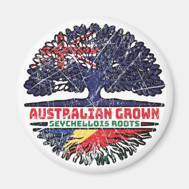 Íman Seicheles Seicheles - Árvore australiana australia (Frente)