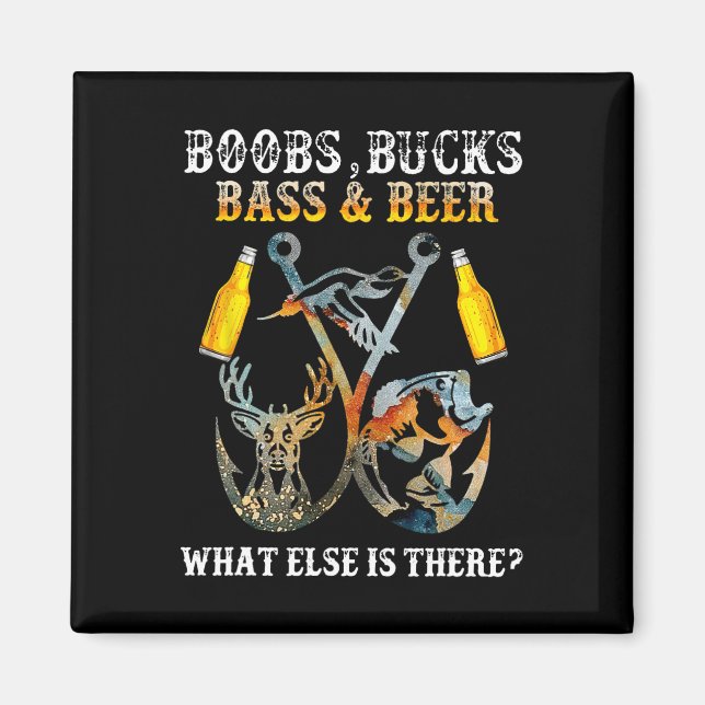 Íman Seios Bucks Byss Cerveja O Que Mais Há Pesca  (Frente)