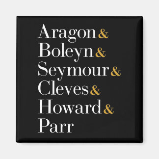 Íman Seis as rainhas musicais - Camiseta de nomes de Am