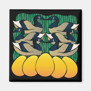 Íman Seis colocações dos gansos