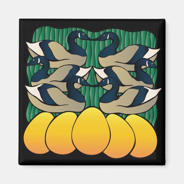 Íman Seis Gansos Lay (Frente)