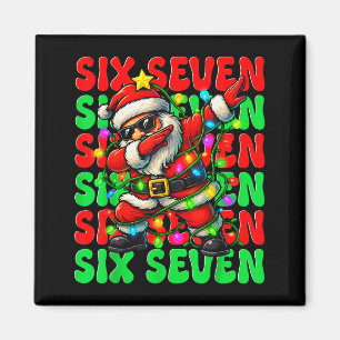 Íman Seis Sete 6 7 Meme Dabbing Papai Noel Natal 67 Paj