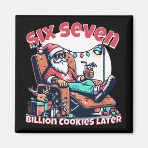 Íman Seis Sete Biscoitos de Natal para Meme de Natal En