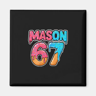 Íman Seis Sete Meme Mason 67 Sorvete Gotejamento Engraç