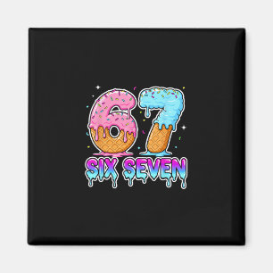 Íman Seis Sete Sorvete Drip Meme Legal 67 Divertido Ger