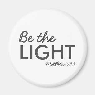 Íman Seja a Luz Matthew 5:14 Bíblia Verse Christian