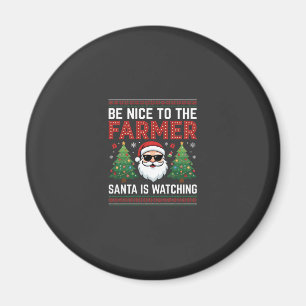 Íman Seja Bom Para O Papai Noel Fazendeiro Natal