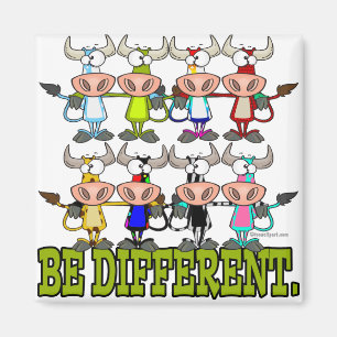 Íman SEJA DIFERENTE DE vacas engraçadas