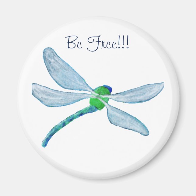 Íman Seja Free Dragonfly (Frente)