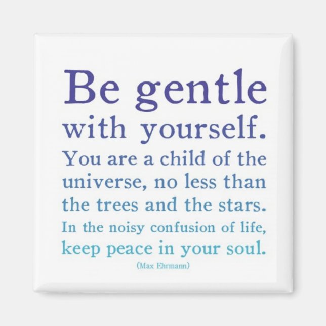 Íman Seja gentil (Frente)