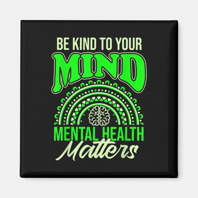 Íman Seja gentil com a sua mente, saúde mental e consci (Frente)
