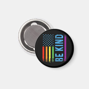 Íman Seja Gentil Lgbt Lgbtq Orgulho Gay Arco-íris