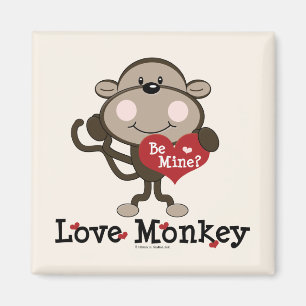 Íman Seja ímã do dia dos namorados do macaco do amor