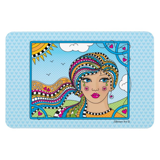 Íman Seja Kind_Flexível Magnet 6" x 4" (Horizontal)