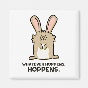 Íman Seja lá o que for, Hoppens Rabbit Pun Magnet