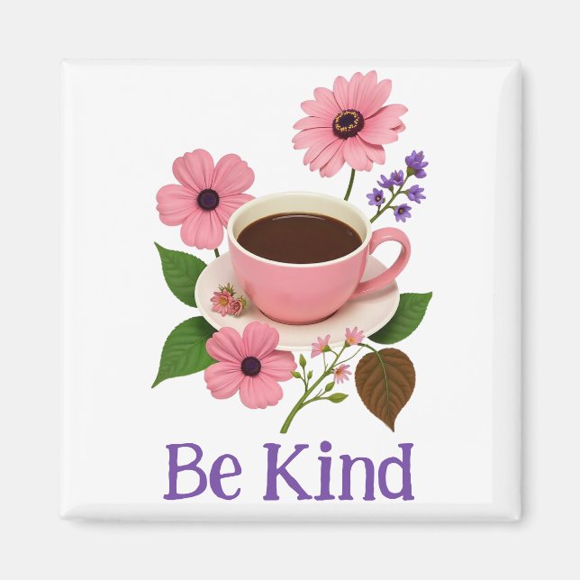 Íman Seja magneta floral (Frente)