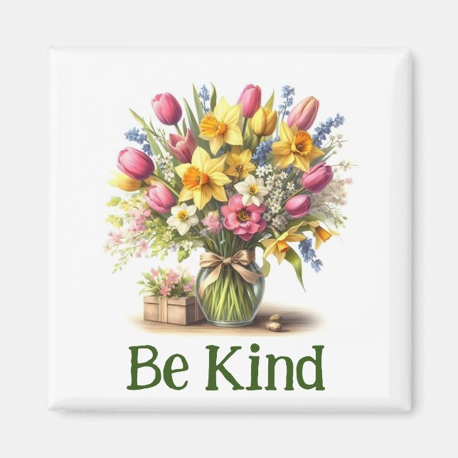 Íman Seja magneta floral (Frente)