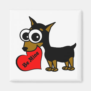 Íman Seja meu Pinscher diminuto bonito