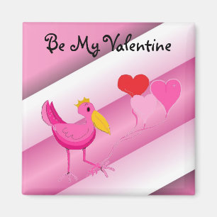 Íman Seja minha cegonha do rosa dos namorados