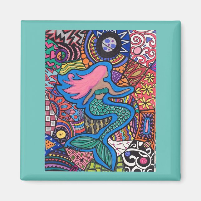 Íman Seja o ímã MERMAID (Frente)