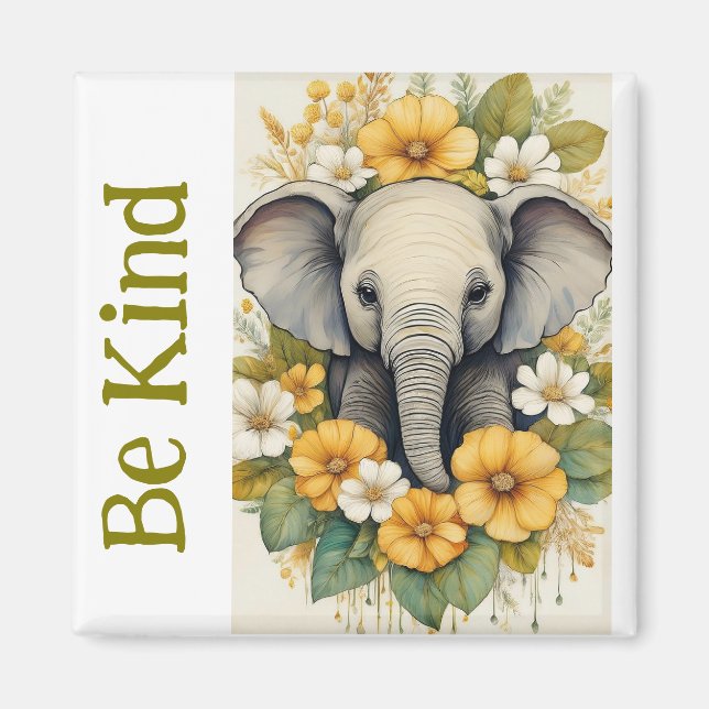 Íman Seja um elefante gentil (Frente)