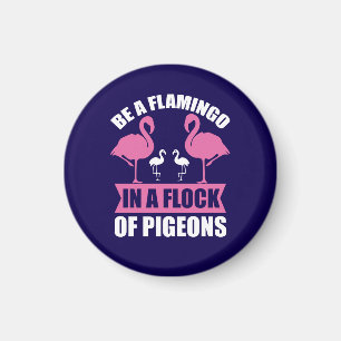 Íman Seja Um Flamingo Em Um Bando De Pombos-18716