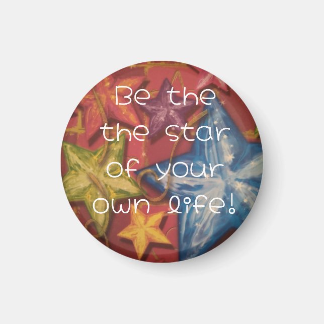 Íman Seja Um Magneto De Estrela Brilhante (Frente)