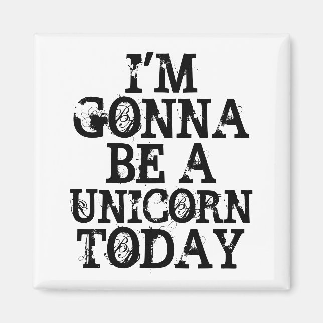 Íman Seja Um Unicórnio W (Frente)