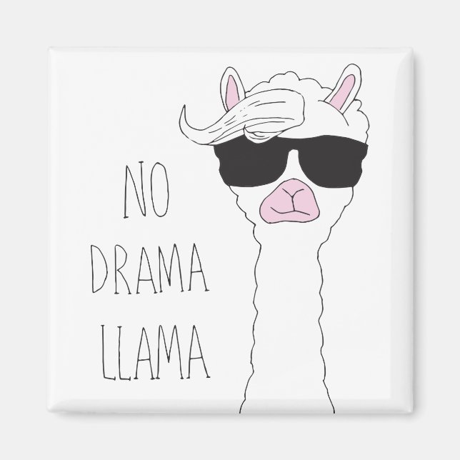 Íman Seja uma Arte de Cartografia Sem Drama Llama (Frente)