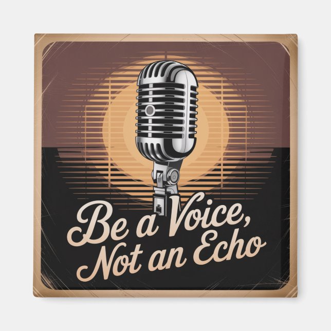 Íman Seja uma Voz, Não um Eco (Frente)