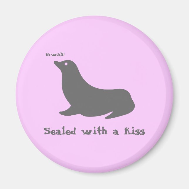 Íman Selado com um beijo (Frente)