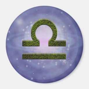 Íman Selecionar Cor Libra Símbolo Astrológico Zodiac