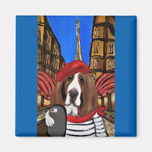 Íman Selfie de Bassett Hound