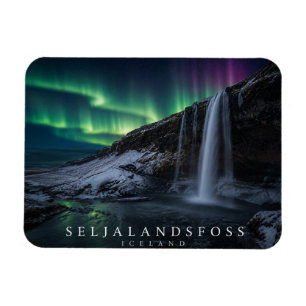 Íman Seljalandsfoss Luzes do Norte