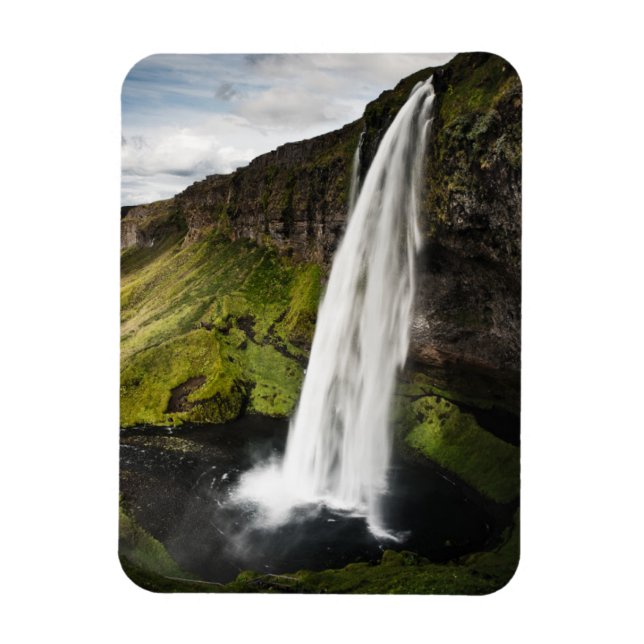 Íman Seljalandsfoss Waterfall | Islândia (Vertical)