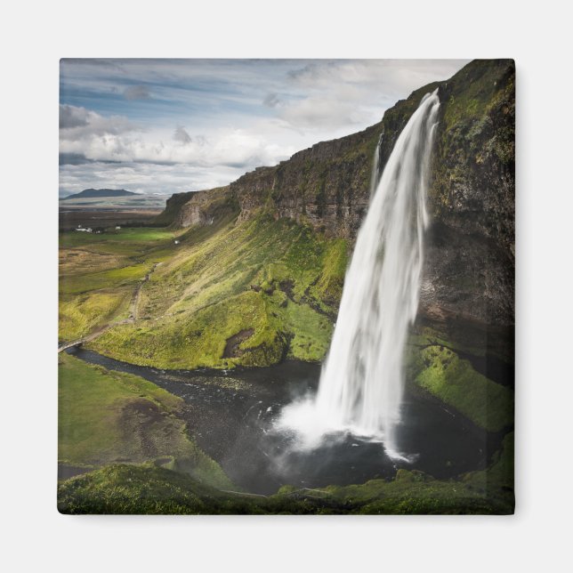 Íman Seljalandsfoss Waterfall | Islândia (Frente)