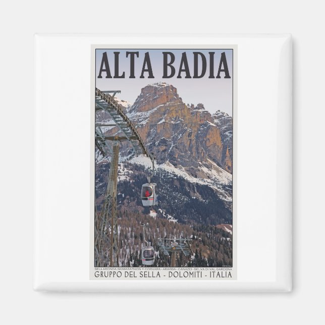 Íman Sella Ronda - Alta Badia Gondola (Frente)