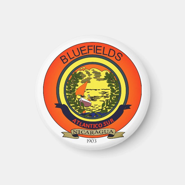 Íman Selo de Bluefields, Nicarágua (Frente)