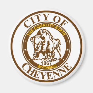 Íman Selo de Cheyenne, Wyoming Magnet