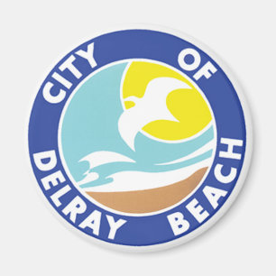 Íman Selo de Delray Beach, Flórida Magnet