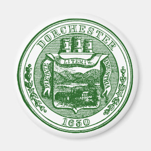 Íman Selo de Dorchester Massachusetts, verde
