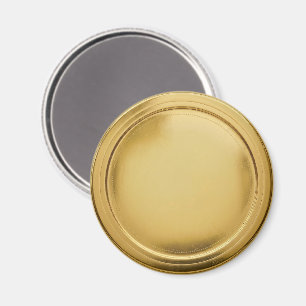 Íman Selo de Folha de Ouro 3D Medalha de Prêmio de Exce