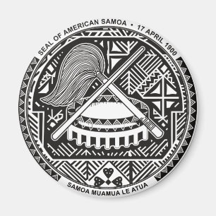 Íman selo de Samoa Americanas