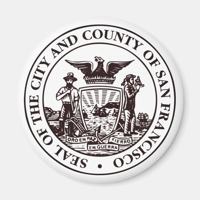 Íman Selo de São Francisco, CA (Frente)