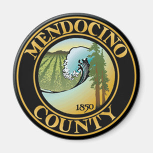 Íman Selo do condado de Mendocino, Califórnia Magnet