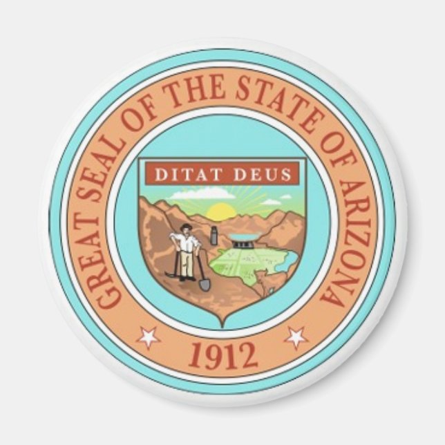 Íman Selo do Estado da arizona (Frente)