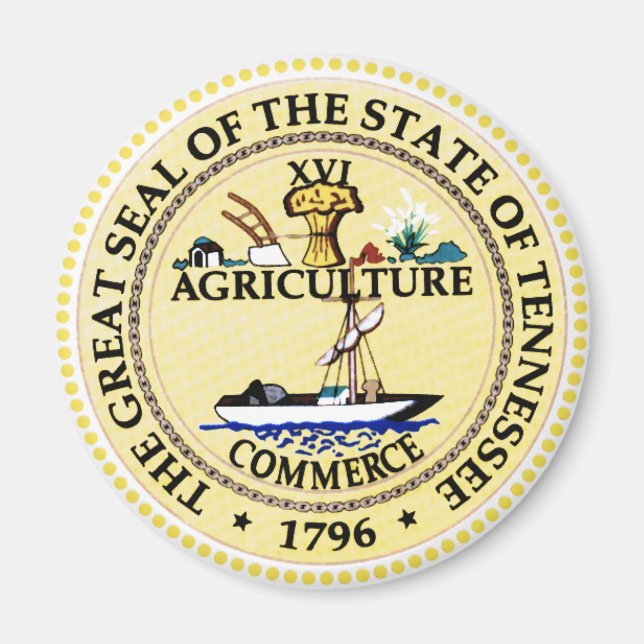 Íman Selo Estadual do Tennessee (Frente)